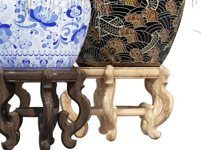 Porcelain grass 3D model