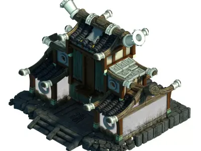 Beijing City - Blacksmith Shop 04 3D model