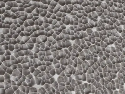 Fine-Dimpled Hand-Hammered Metal PBR Seamless Texture