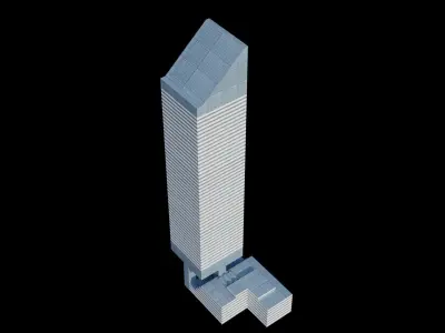 Citigroup Center - NYC Low-poly 3D model