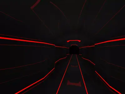 Dark Corridor  3D model