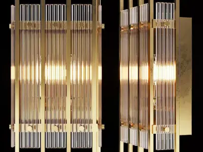 Restoration Hardware SAN MARCO SINGLE SCONCE Brass 3D model
