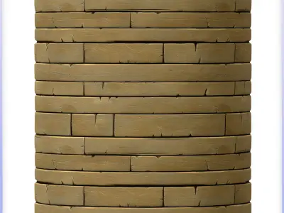 Stylized Wood Floor Seamless Texture Texture 8