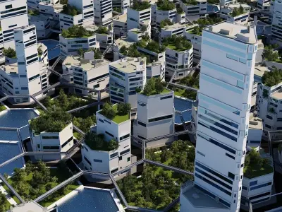 Future City A 5 3D model