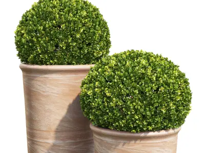 Garden seating area 3D model