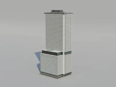NYC One New York Plaza 3D model