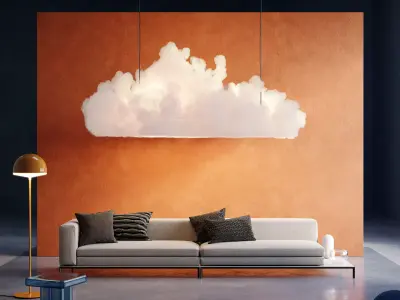 Atmos room interior scene 3D model