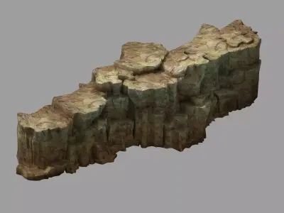 Snow White - precipice 05 3D model