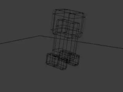 minecraft creeper 3D model