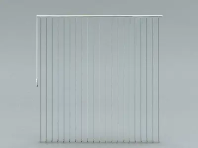 laos Vertical Blinds Low-poly 3D model