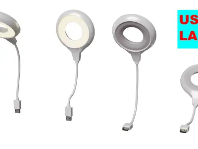 Lamp Usb 3D 3D model