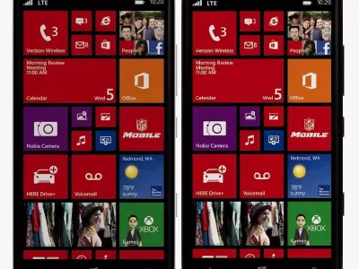 Nokia Lumia Icon all color 3D model