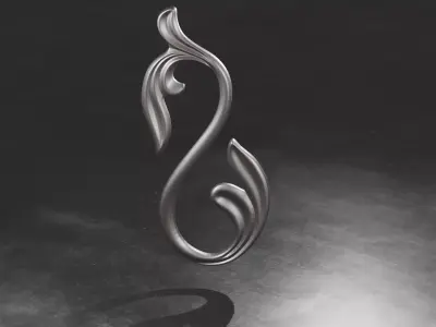 Flower Wood Decor 3D print model