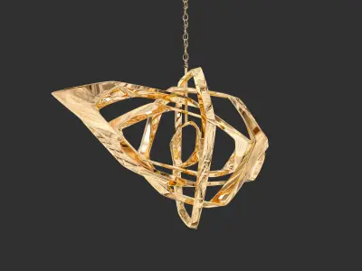 LaCage Horizontal Chandelier 3D model