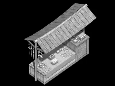 Beijing City Street - Ornament Stand 3D model