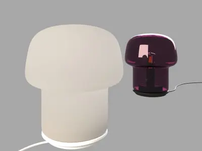 TOKABO table lamp with mushroom 3D model
