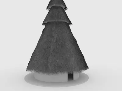 Cabin 4 - House Honai 3D model