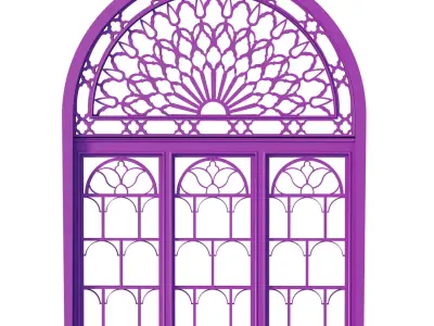 Turkish Orosi Window Set 137  STL 3D print model
