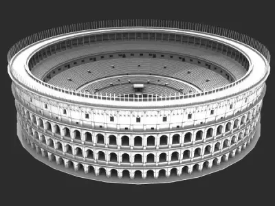 Roman Ancient Colosseum Reconstruction 3D Model 3D model