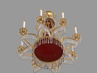 Chandelier lux 3D model get