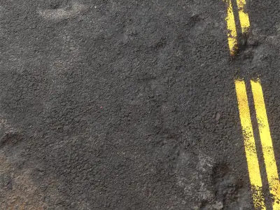 asphalt 17 png pbr seamless 4k Texture