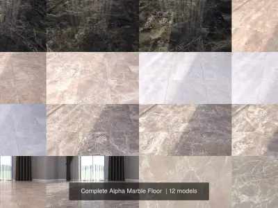 Complete Alpha Marble Floor  Texture