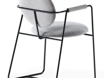 Gemma Chair by Baxter 3D model