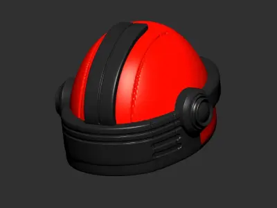 helmet high poly sculpt 3d printable ver 7 3D model 3D model