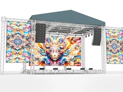 Concert Stage 04 3D model