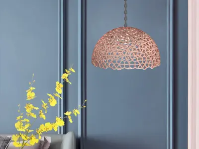 Lamp shade 3D print model 5