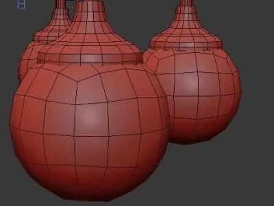 Ball Valley Arredoluce Chandelier 3D model