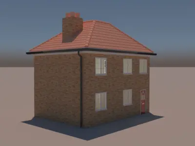 Detached house 3D model