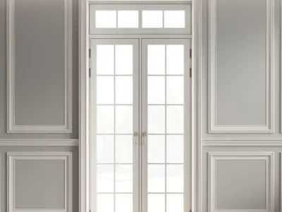 Classic door 3 3D model