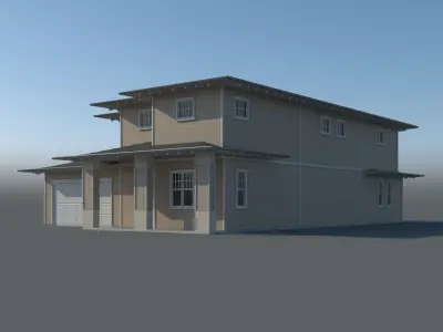 Generic House 007 3D model