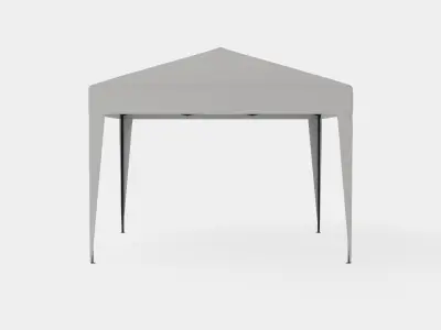 Easy up Pergola Low-poly 3D model