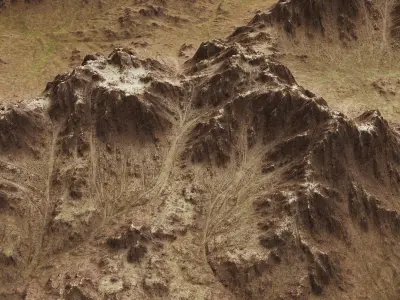 Mountains north erosion n2 3D model