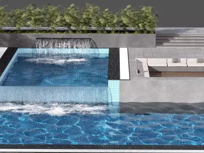 SWIMMING POOL NO117 A 3D model