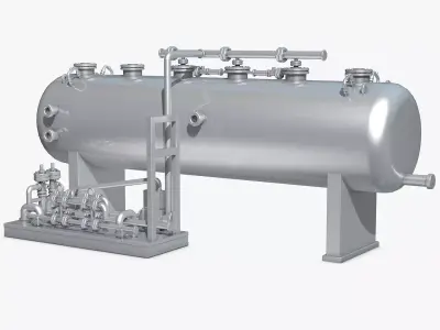 Industrial Metal Storage Equipment 3D model