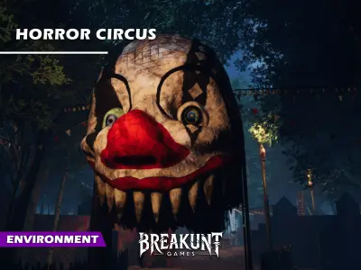 Horror Circus - Unreal Engine 5 Low-poly 3D model