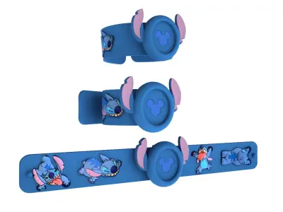 Disney Magic Band Slap Bracelet 3D model