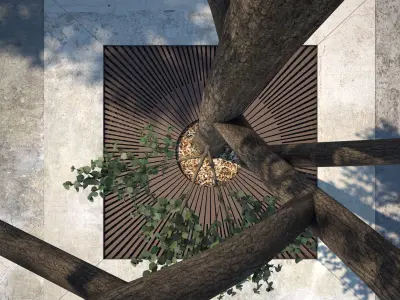 Tree Grate 02 3D model