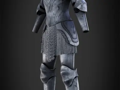 LOTR Galadriel Numenor Armor for Cosplay 3D print model