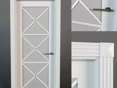 White Door 3D model
