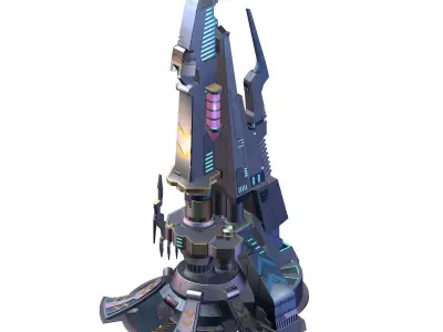 Mechanical Building - Occupy Tower 02 3D model