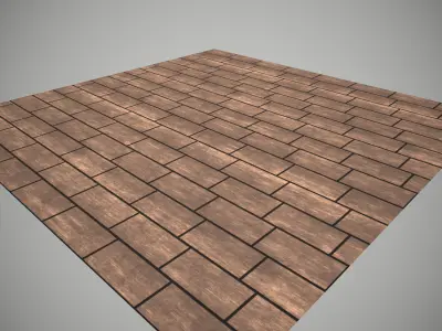 Tiled wooden pbr material Texture