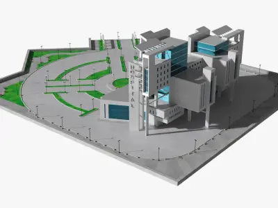  Modern Hospital Complex 