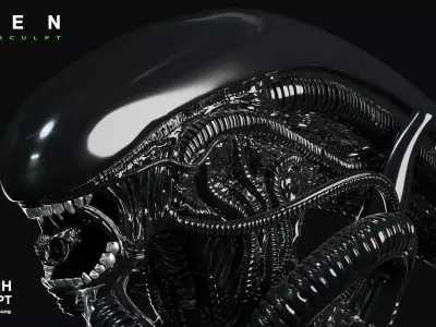 ALIEN XENOMORPH FIGURE EDITION 3D model