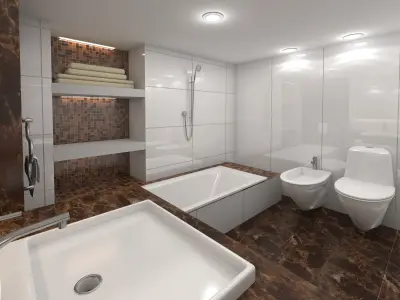 Bathroom 09 3D model