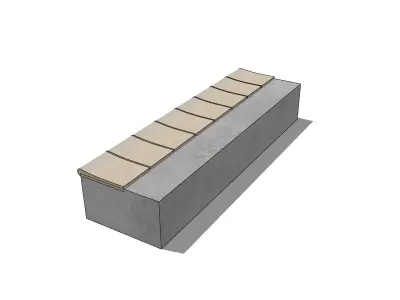 Fingerboard-Ledge Pool-coping 3D print model