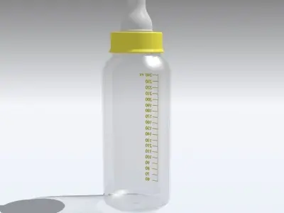 Baby Bottle 01 3D model